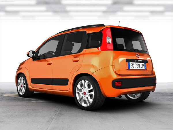 3d fiat car - Fiat Panda 2013 by Swan3DStudios